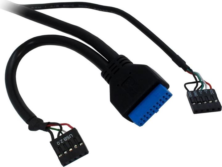 Actual product image Intertech Nitrox CI-01 card reader for various card formats incl. external USB 3.0 connection (19-pin)