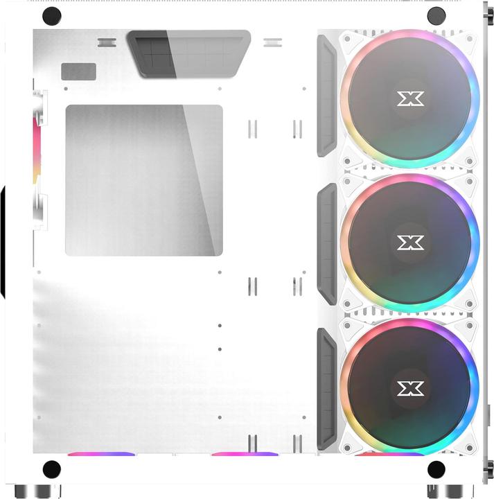 Image du produit Xigmatek Boitier Moyen Tour ATX compatible Aquarius Plus RGB avec panneaux vitrés (Blanc)