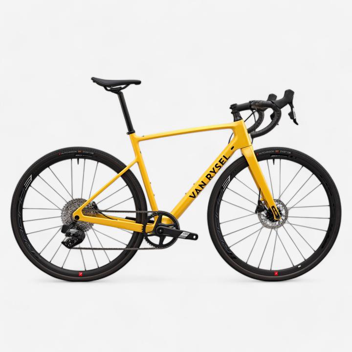 Van rysel Vélo de route NCR CF Carbon Allroad 12 vitesses jaune