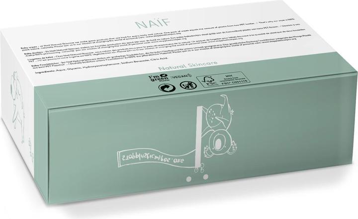 Actual product image Naïf Baby wet wipes (864 Piece)