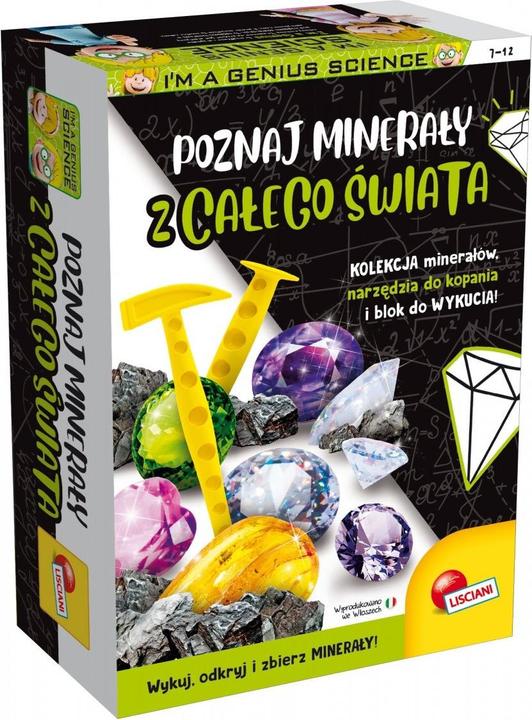 Actual product image Lisciani Discover minerals from all over the world in the a Genius Science Kit