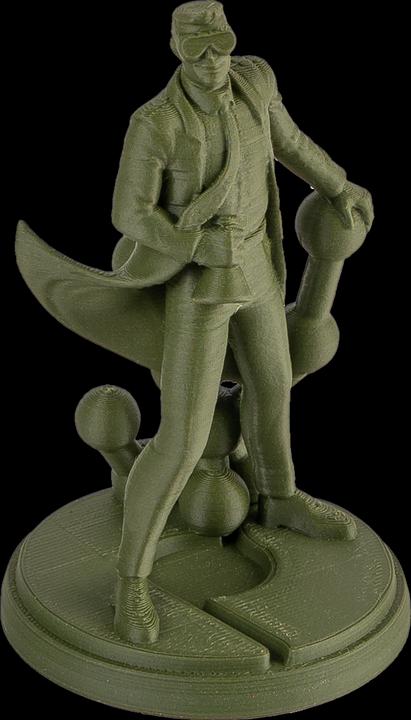 Actual product image Polymaker PolyTerra (PLA, 1.75 mm, 1000 g, Green)