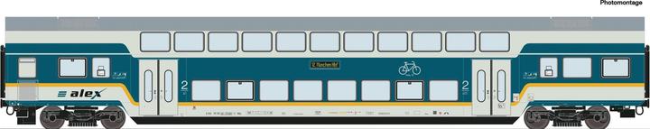Actual product image Roco H0 Ro Double-decker coach, Alex (Ac) (Track H0)