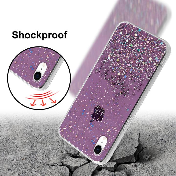 Actual product image Cadorabo TPU cover sparkling glitter (Apple iPhone XR)