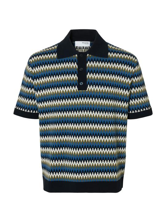 Produktbild Selected Homme Kurzärmeliges Polohemd aus Strick (XL)