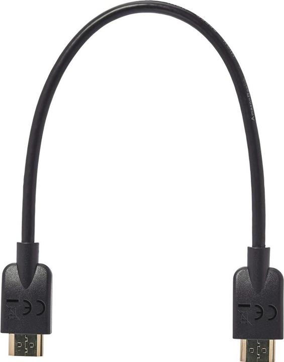 Actual product image Techly HDMI 4K 60Hz High Speed Connection Cable with Ethernet black 0.5m (0.50 m, HDMI)