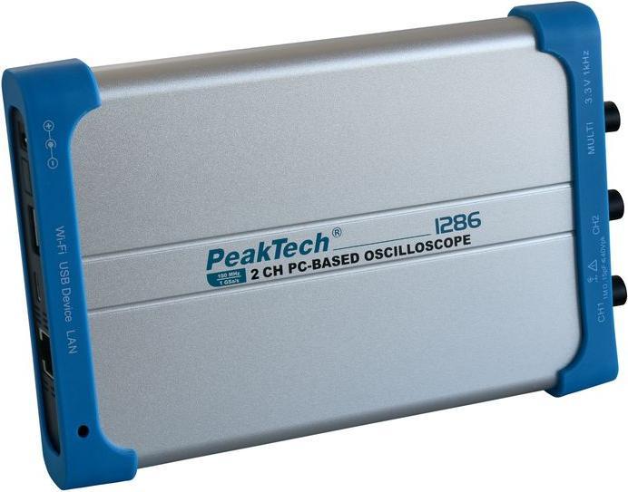 Produktbild Peaktech 1286 - USB-Oszilloskop 100 MHz 2 Kanäle