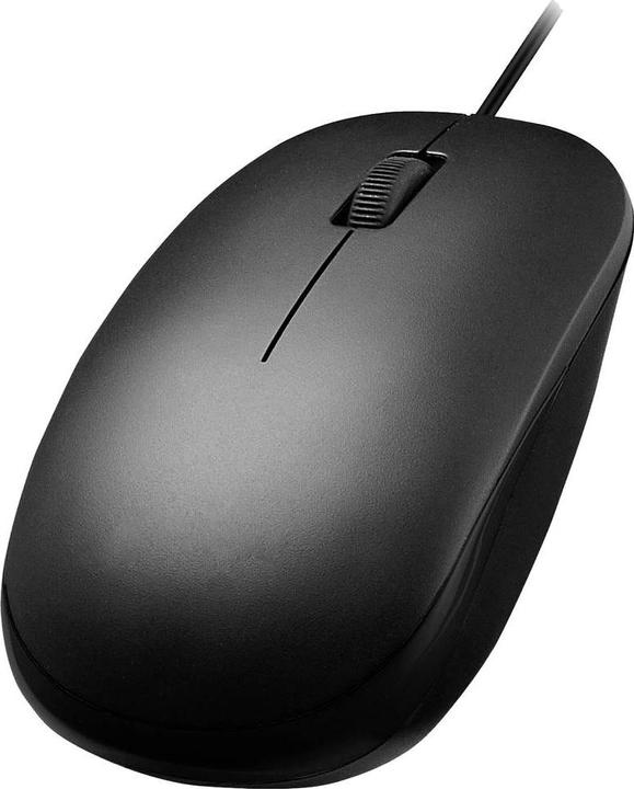 Produktbild Perixx PERIMICE-201 C B Maus Optisch Schwarz 3 Tasten 1000 dpi (Kabelgebunden)