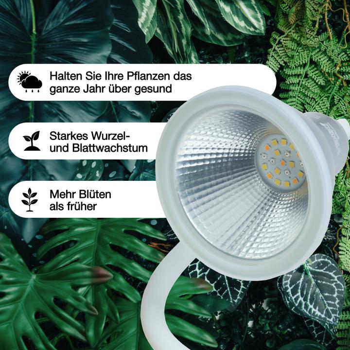 Actual product image Venso EcoSolutionsE27 "Flexia" plant lamp 12W 60 °, improved photosynthesis and higher chlorophyll f (LED)