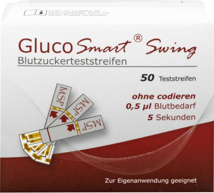 Produktbild Gluco Smart Glucosmart Swing Blutzu Te (Teststreifen)