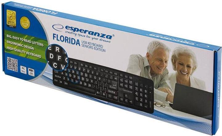 Image du produit Esperanza EK129 Clavier USB QWERTY UK Anglais (ING. Int., Filaire)