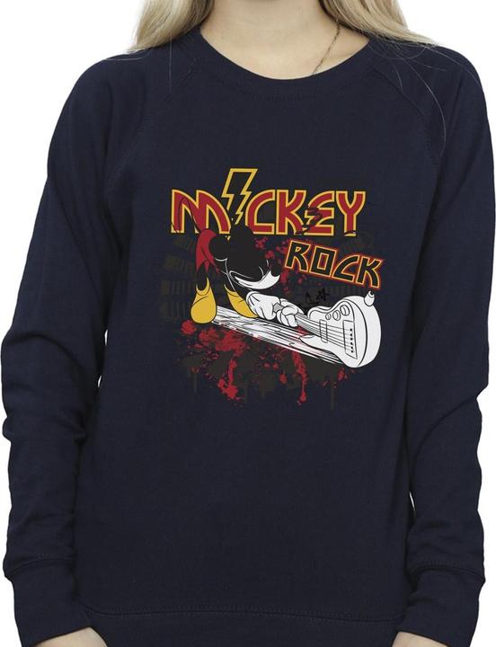 Image du produit Disney - Sweat MICKEY MOUSE SMASH GUITAR ROCK - Femme (XL)