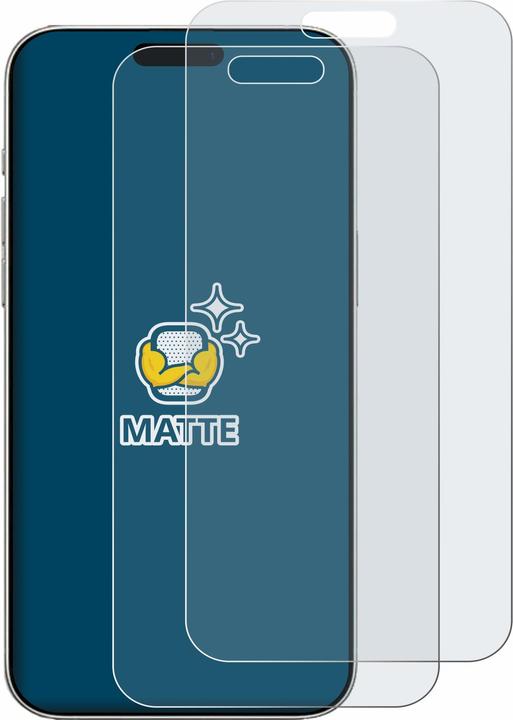 Immagine prodotto BROTECT Pellicola antiriflesso Pellicola protettiva dello schermo Pellicola protettiva dello schermo opaca (2 Pezzo/i, Apple iPhone 16 Pro)
