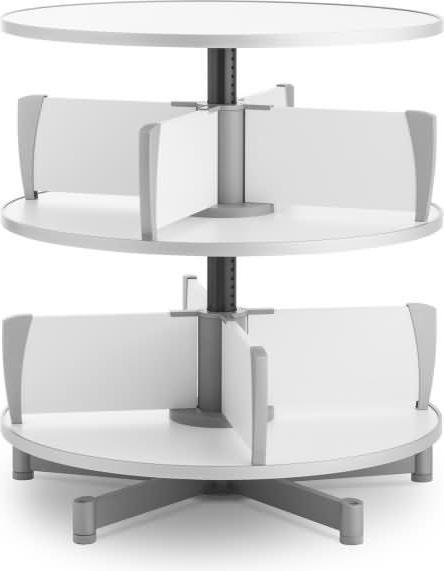 Actual product image Moll Multifile filing cabinet 2 shelves 48 files white