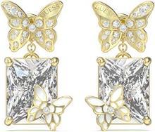 Guess Chrysalis gold-plated butterfly earrings JUBE04089JWYGT/U