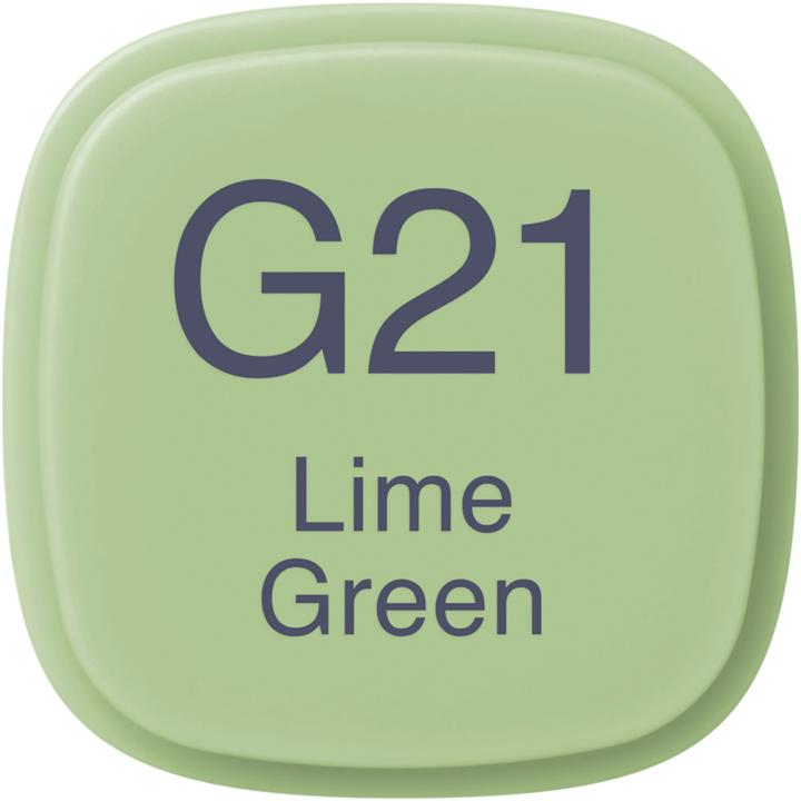Actual product image Copic Graphic marker Classic type G - 21 (G21 - Lime Green, 1 x)