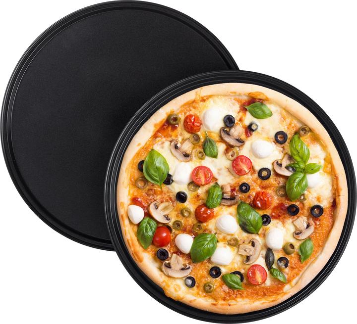 Immagine prodotto Relaxdays Set da 2 teglie rotonde da forno