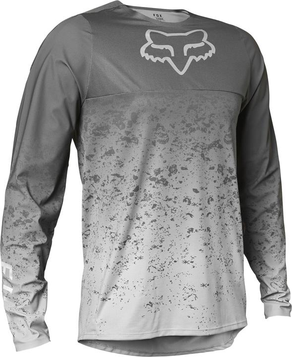 Actual product image Fox Jersey 21 Flexair Rs Lunar Lt Gry S (S)