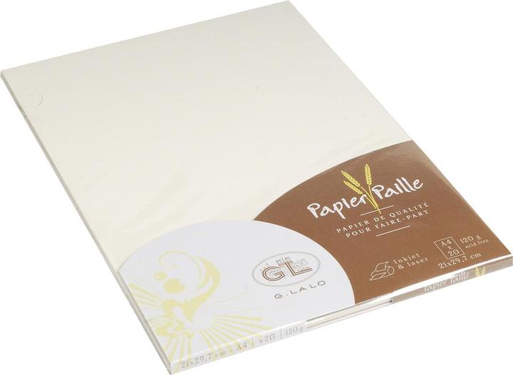 Actual product image G. Lalo Karten & Blätter (120 g/m², 20 x, A4)
