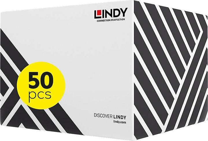 Immagine prodotto Lindy Cavo 1m Cat.5e F/UTP 50 pezzi. Codice colore EIA/TIA 568B (F/UTP, CAT5e, 1 m)