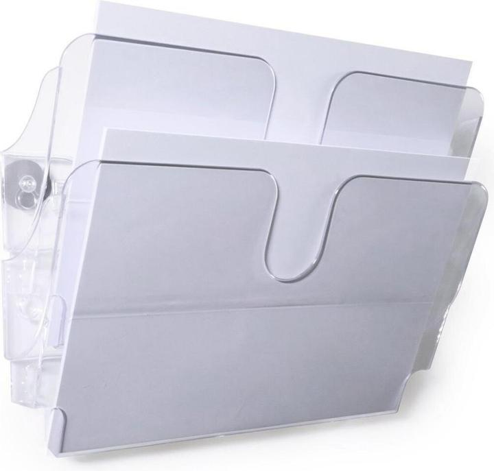 Immagine prodotto Durable Flexiplus 1709022400 Portadepliant a parete Trasparente Numero di scomparti (210 x 297 mm)