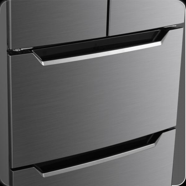 Produktbild Wolkenstein French Door Khlschrank FD351.4A++NFIX BxHxT 63.5 x 185.5 x 68.50 cm Khlteil 191 l Gef (320 l)