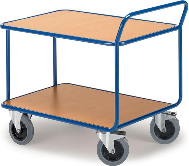 Actual product image Rollcart Table trolley 08-7217 blue 105.0 x 70.0 x 100.0 cm (500 kg)