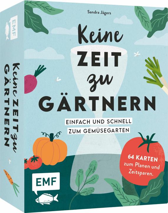 Kartenset: Keine Zeit zu gärtnern - 64 Karten - Einfach und schnell zum Gemüsegarten (Deutsch)