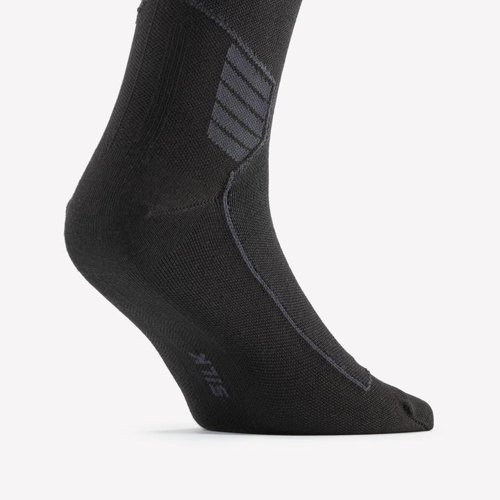 Produktbild Wedze Ski-Unterziehsocken Erwachsene - 900 schwarz Seide (44, 46)