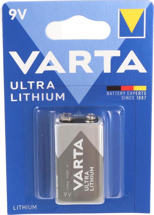 Immagine prodotto Varta Batteria 9 Volt, U9VL, 6AM6, 6122 E-Block (1 pz., 9V Block, 1200 mAh)