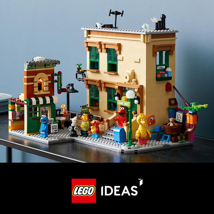Immagine prodotto LEGO 123 Sesame Street (21324, LEGO Ideas, Set LEGO rari)