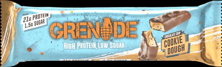 Grenade High Protein Bar Chocolate Chip Cookie Dough (Caramel, Nougat, Chocolate, Cookie, 1 pcs., 60 g)