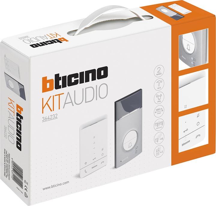 Produktbild Bticino Classe 100 A16E Linea 3000 Audio-Hausstation (Funk)