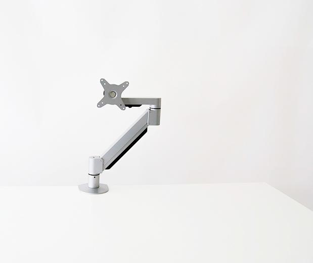 Produktbild Kenson Monitor Arm med gaspatron (sølv) (Tisch, 32")