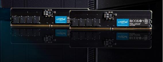 Produktbild Crucial Desktop Memory (1 x 16GB, 4800 MHz, DDR5-RAM, DIMM)