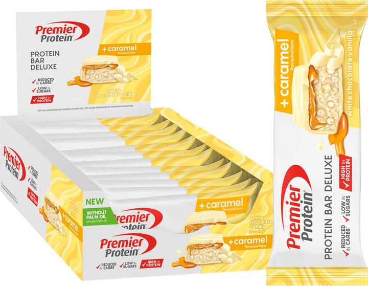 Image du produit Premier Protein Protein Bar Deluxe (Chocolat blanc, Vanille, 12 pcs, 600 g)