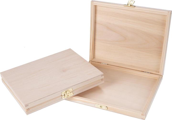 Produktbild La Mia! Kleine Klapp Holzkiste für kleine Geschenke oder Süssigkeiten