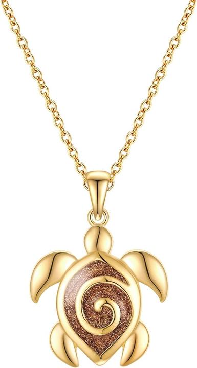 Immagine prodotto Rafaela Donata Collana da donna tartaruga in argento sterling 42,0 cm di lunghezza base + 7,0 cm di estensione - (Argento, 42 - 49 cm)