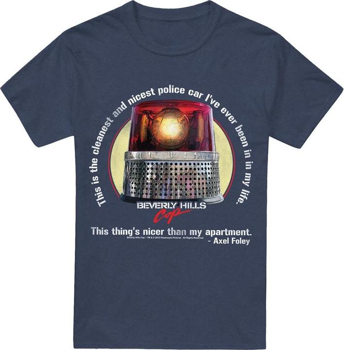 Beverly Hills Cop Nicest Police Car TShirt (S)
