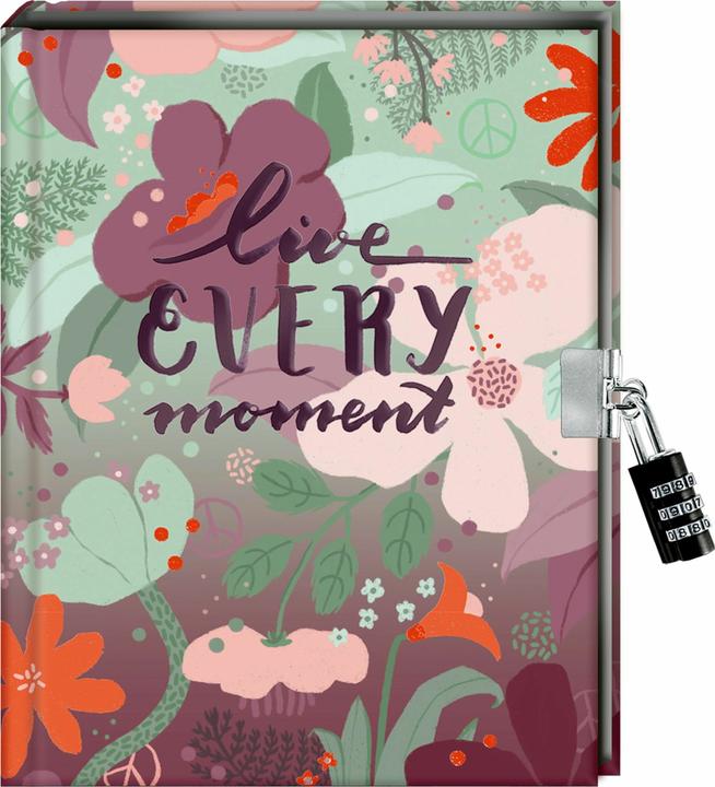 Produktbild Tagebuch: Live every moment Handlettering (Deutsch)