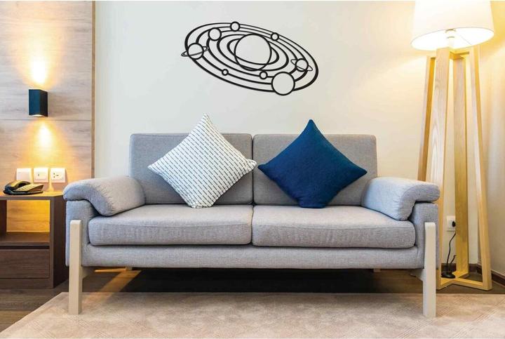 Actual product image Eco Wood Art Solar system (80 x 36 cm)