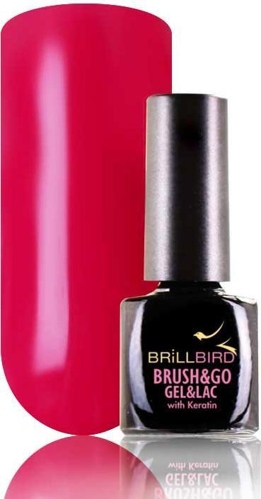Produktbild BrillBird Brush & go Gel&lac GoGL 64 - 8ml (Gel-Effekt Nagellack)