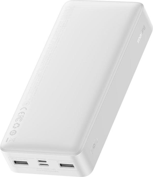 Actual product image Baseus Powerbank Bipow 20000mAh, 15W (white) (20000 mAh, 15 W, 74 Wh)