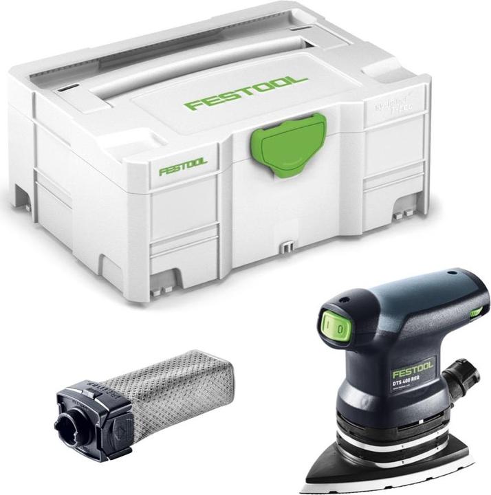 Actual product image Festool DTS 400 REQ-Plus Ponceuse Delta, Course de ponçage 2mm, 250W + Coffret Systainer + Sac (250 W)