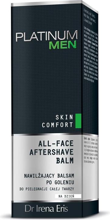 Actual product image Dr Irena Eris Platinum Men Skin Comfort Balm Moisturising 50Ml (Balm, 50 ml)