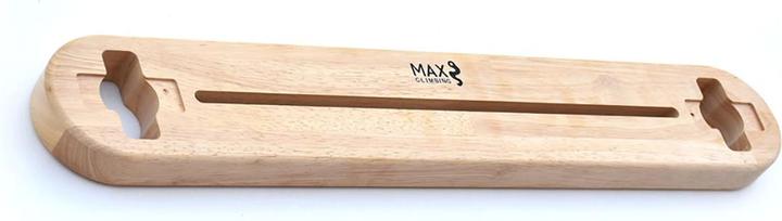 Actual product image Max Climbing One Armer + 2 Handles training grip (Wood, Blue)