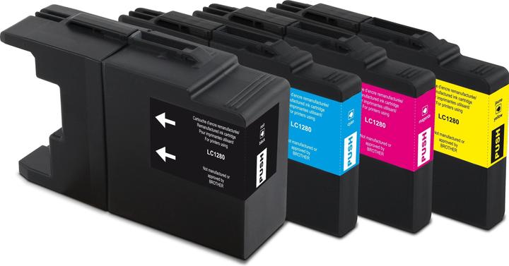 Produktbild Generic Ink Tinte Brother LC1280 XL Multipack (M, C, Y, BK)