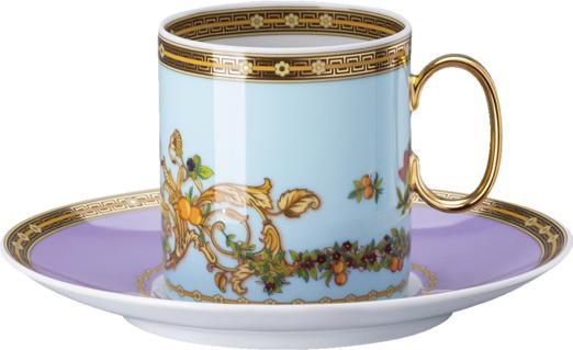 Immagine prodotto Versace Le jardin de - Tazza e piattino da caffè (230 ml, 1 x)