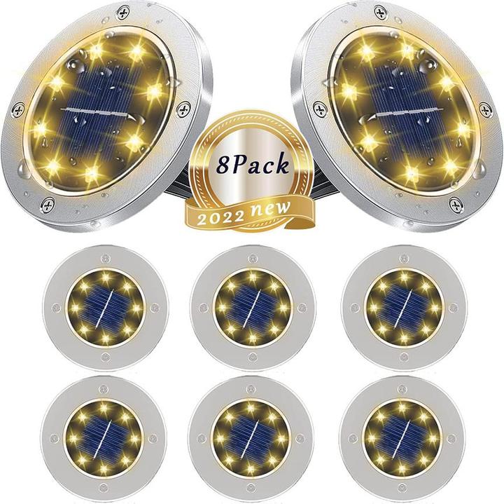 Immagine prodotto Lumina Swiss Set 8x luci solari da terra a LED (50 lm, IP65)