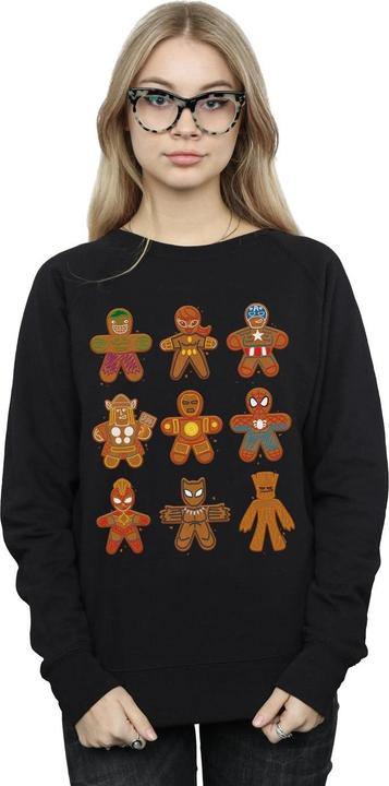 Immagine prodotto Avengers Christmas Gingerbread Felpa Donna (L)